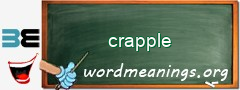 WordMeaning blackboard for crapple